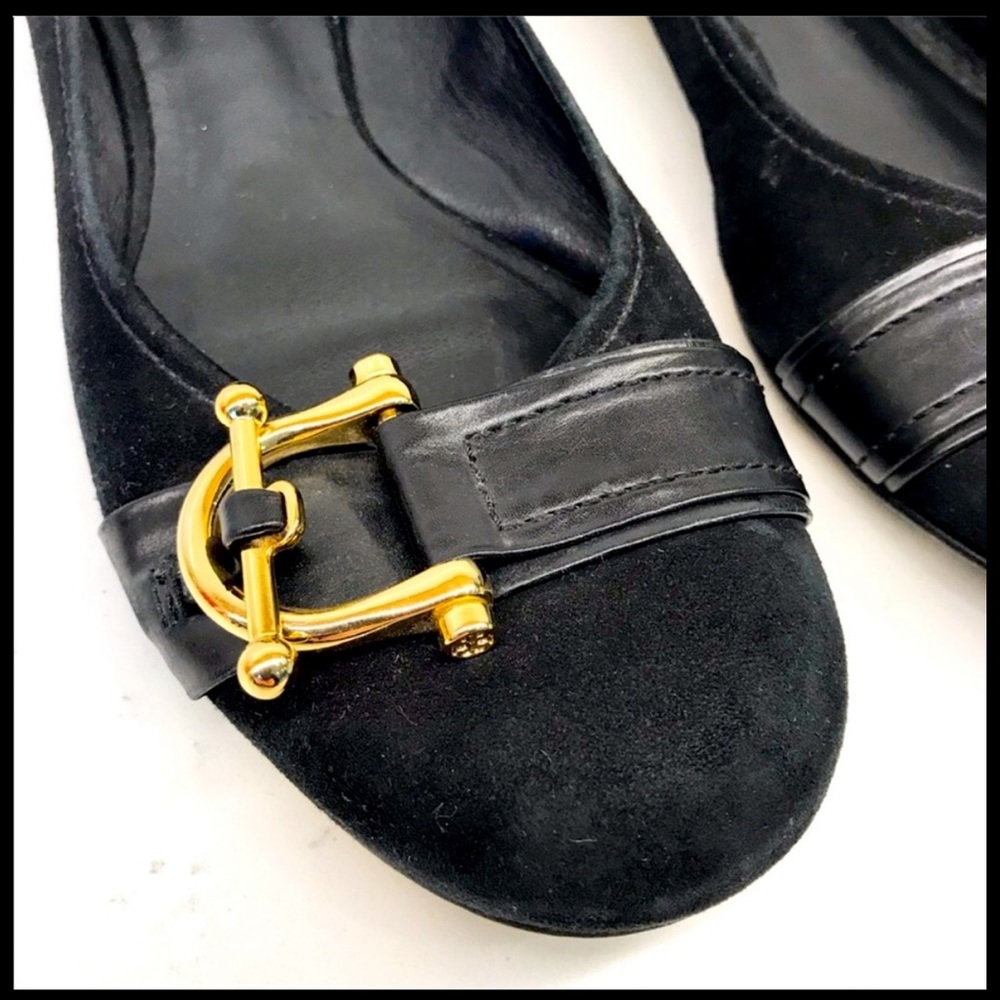 Tory Burch “Noel” Suede Ballet Flats - Picture 2 of 12